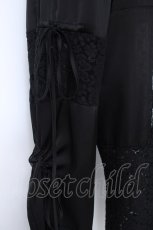 画像3: Candy Stripper / LACY PATCH WORK DROST PANTS 2 ブラック Y-26-06-22-103-PU-PA-SZ-ZY (3)