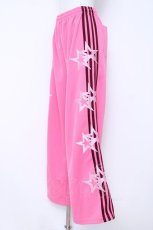 画像2: Candy Stripper / OVERLAPPING STARS TRACK パンツ 2 ピンク Y-26-06-22-104-PU-PA-YM-ZI (2)