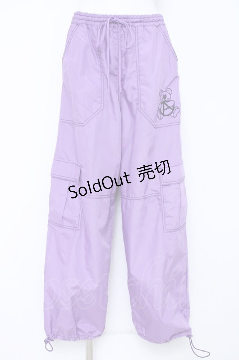 画像1: Candy Stripper / ANARCHY BEAR CARGOパンツ  パープル Y-26-06-22-107-PU-PA-IG-ZY (1)