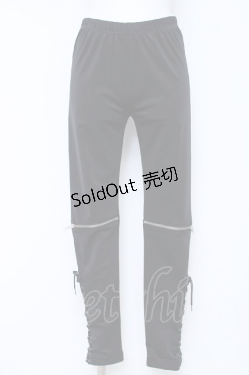 画像1: REFLEM / レースアップレギンス M ブラック Y-26-06-22-109-PU-PA-YM-ZI (1)