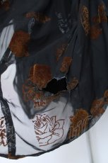 画像6: h.naoto Blood / バラフロッキーたくし上げスカート  黒 Y-26-06-22-115-HN-SK-SZ-ZI (6)