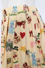 画像4: Emily Temple cute / クリスマスプリントスカート  イエロー Y-26-06-22-116-ET-SK-SZ-ZS (4)