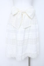 画像3: Jane Marple / コットンレーススカート  シロ Y-26-06-22-118-JM-SK-SZ-ZY (3)