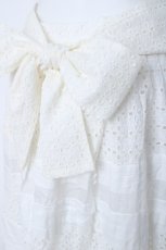 画像4: Jane Marple / コットンレーススカート  シロ Y-26-06-22-118-JM-SK-SZ-ZY (4)