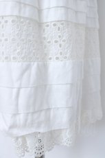 画像5: Jane Marple / コットンレーススカート  シロ Y-26-06-22-118-JM-SK-SZ-ZY (5)