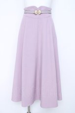 画像1: an another angelus / アンティークローズカメオベルト付きスカート F ラベンダー Y-26-06-22-122-CA-SK-SZ-ZY (1)