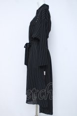 画像2: Rozen Kavalier / 羽刺繍ストライプ長袖ワンピース  黒 Y-26-06-22-133-OO-OP-SZ-ZI (2)