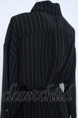 画像4: Rozen Kavalier / 羽刺繍ストライプ長袖ワンピース  黒 Y-26-06-22-133-OO-OP-SZ-ZI (4)