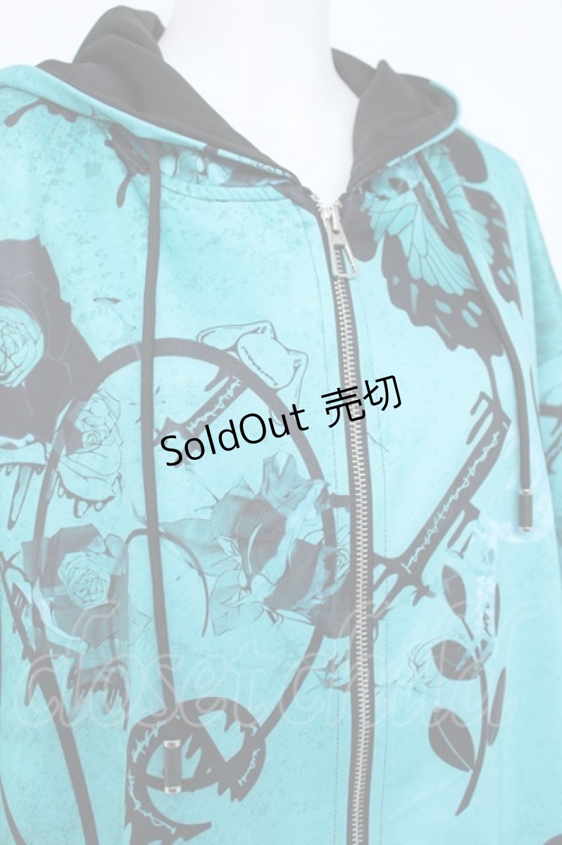 画像3: NieR Clothing / DOUBLE ZIP PARKA【BUTTERFLY】 F グリーン Y-26-06-22-135-PU-TO-SZ-ZI (3)