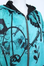 画像3: NieR Clothing / DOUBLE ZIP PARKA【BUTTERFLY】 F グリーン Y-26-06-22-135-PU-TO-SZ-ZI (3)