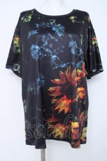 画像1: NieR Clothing / 向日葵 カットソー F 黒 Y-26-06-22-142-PU-TS-SZ-ZI (1)