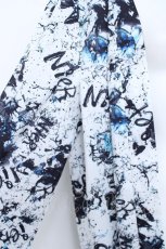 画像3: NieR Clothing / 夏用2WAY総柄和風羽織 F 白 Y-26-06-22-147-PU-BL-SZ-ZI (3)