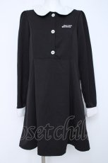 画像1: NieR Clothing / バイカラーワンピース  黒ｘ白 Y-26-06-22-151-PU-OP-HR-ZI (1)