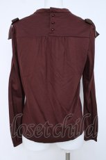 画像2: Franche Lippee / 肩リボンハイネックプルオーバー M ブラウン Y-26-06-22-160-LO-TO-SZ-ZY (2)