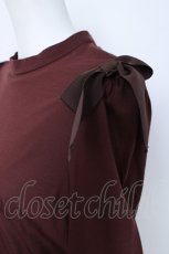 画像3: Franche Lippee / 肩リボンハイネックプルオーバー M ブラウン Y-26-06-22-160-LO-TO-SZ-ZY (3)