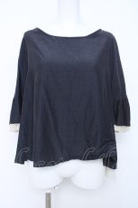 画像1: franche lippee black / うさぎレースブラウス M 黒 Y-26-06-22-017-LO-BL-SZ-ZS (1)
