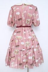 画像3: Leur Getter / Rabbit Tea cup袖付ワンピース M ピンク Y-26-06-22-161-LU-OP-SZ-ZS (3)