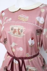 画像4: Leur Getter / Rabbit Tea cup袖付ワンピース M ピンク Y-26-06-22-161-LU-OP-SZ-ZS (4)