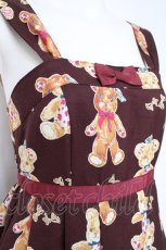 画像5: Emily Temple cute / MILKY TEDDYノースリーブワンピース  ブラウン Y-26-06-22-162-ET-OP-SZ-ZS (5)