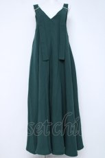 画像1: Candy Stripper / WIDE STRAP JUMPER スカート M グリーン Y-26-06-22-165-PU-OP-OW-ZY (1)
