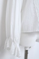 画像4: Candy Stripper / TINY TULIP COTTON BLOUSE　ブラウス  ホワイト Y-26-06-22-166-PU-BL-OW-ZY (4)