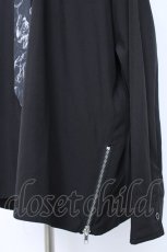 画像2: CIVARIZE / ネクタイ付き刺繍デザインシャツ F ブラック Y-26-06-22-180-PU-BL-SZ-ZI (2)