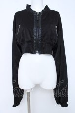 画像1: Qutie Frash /  バックメッシュショートトップス  黒 Y-26-06-22-189-QU-TO-SZ-ZY (1)