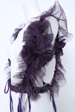 画像2: Vallee lys / Nocturne Tulle Harness  パープル Y-26-06-22-192-GO-TO-SZ-ZY (2)