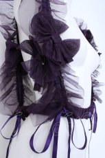 画像4: Vallee lys / Nocturne Tulle Harness  パープル Y-26-06-22-192-GO-TO-SZ-ZY (4)