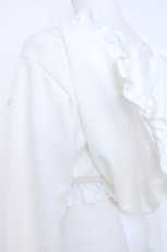 画像4: lilLilly / フリルスウェットパーカー F ホワイト Y-26-06-22-214-LO-TO-SZ-ZY (4)