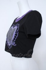 画像2: To Alice / クロップドTシャツ  黒 Y-26-06-22-222-LO-TO-SZ-ZY (2)