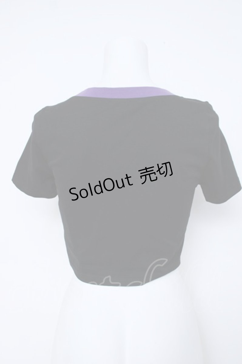 画像3: To Alice / クロップドTシャツ  黒 Y-26-06-22-222-LO-TO-SZ-ZY (3)