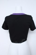 画像3: To Alice / クロップドTシャツ  黒 Y-26-06-22-222-LO-TO-SZ-ZY (3)