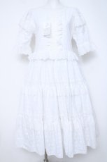 画像1: marcHenTica / 愛野えりコラボ・Arboralis Frill ワンピースセット  白 Y-26-06-22-224-LO-OP-SZ-ZY (1)
