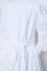 画像4: marcHenTica / 愛野えりコラボ・Arboralis Frill ワンピースセット  白 Y-26-06-22-224-LO-OP-SZ-ZY (4)
