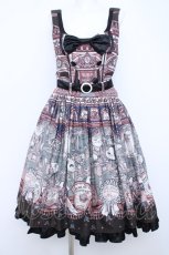 画像1: ALICE and the PIRATES / マダムブランシェの不思議な百貨店柄ジャンパースカートセット  ネイビー Y-26-06-22-234-PA-OP-SZ-ZY (1)
