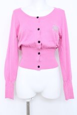 画像1: CHOICE / 王冠カーディガン S ピンク Y-26-06-22-027-PU-TO-SZ-ZI (1)