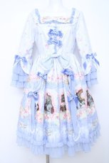 画像1: BABY,THE STARS SHINE BRIGHT / 夢色に花舞うPrincess Garden Party柄ワンピース  ラベンダー Y-26-06-22-236-BA-OP-SZ-ZS (1)