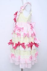 画像2: BABY,THE STARS SHINE BRIGHT / Cutie Whipped cream parfaitジャンパースカート  レモン Y-26-06-22-237-BA-OP-SZ-ZS (2)