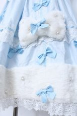 画像7: BABY,THE STARS SHINE BRIGHT / Ruban de Noel Neigeジャンパースカート  サックス Y-26-06-22-239-BA-OP-SZ-ZS (7)