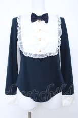 画像1: Angelic Pretty / 素敵なタキシードカットソー  紺 Y-26-06-22-246-AP-TO-SZ-ZS (1)