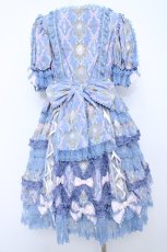 画像3: Angelic Pretty / Romantic Jewelry Dress  ブルー Y-26-06-22-250-AP-OP-SZ-ZS (3)