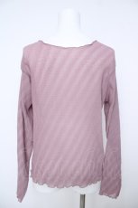 画像2: axes femme / シースルートップス  ピンク Y-26-06-24-048-AX-TO-SZ-ZY (2)