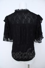 画像2: axes femme / 総レースカットアウトトップス  黒 Y-26-06-24-024-AX-TO-SZ-ZY (2)