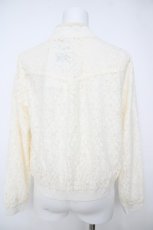 画像2: axes femme / レーシーブルゾン  生成り Y-26-06-24-036-AX-JA-SZ-ZY (2)