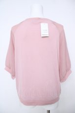 画像2: axes femme / レース異素材プルオーバー  ピンク Y-26-06-24-041-AX-TO-SZ-ZY (2)