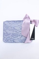 画像2: Maison de FLEUR / デイジーポーチ  サックス Y-26-06-27-004-LO-ZA-SZ-ZT649-F005 (2)