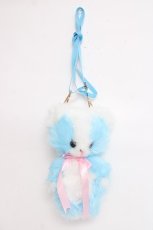 画像2: Angelic Pretty / BEAR TOYぬいぐるみポーチ  サックス Y-26-06-27-046-AP-BG-SZ-ZY (2)