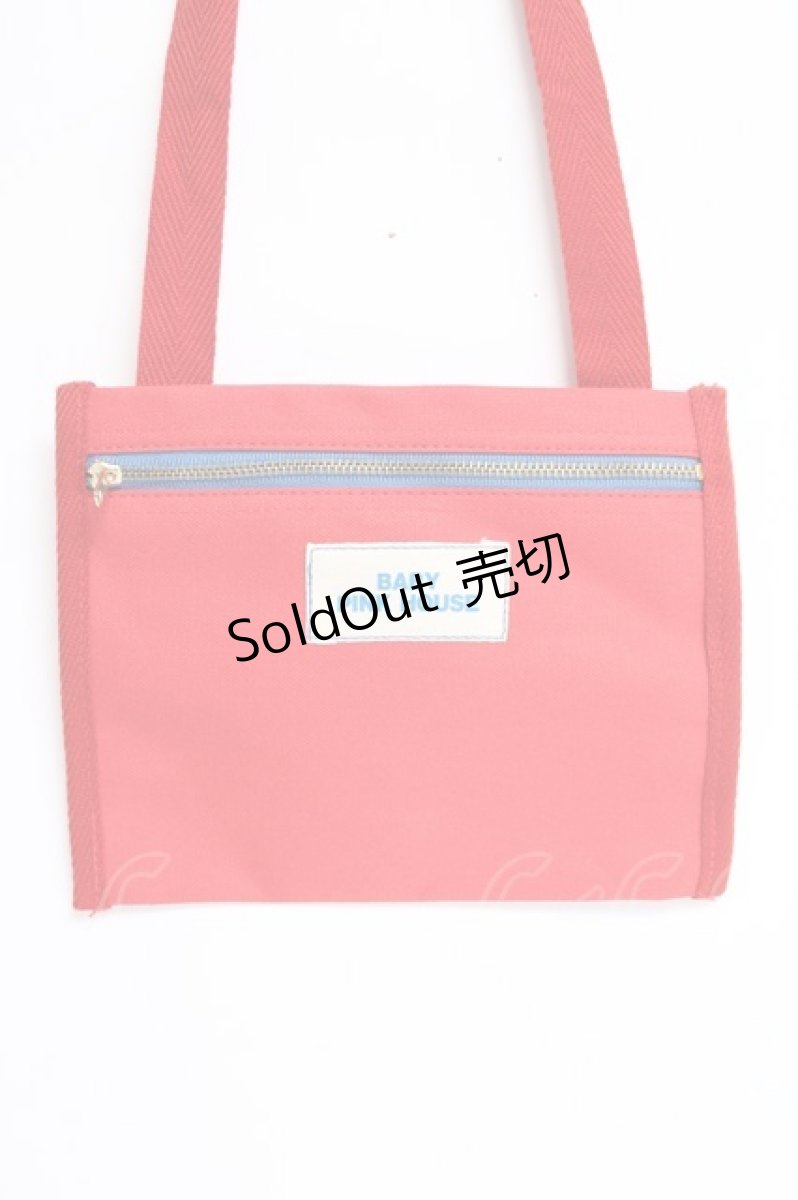 画像1: PINK HOUSE / BABY PINK HOUSEワッペンショルダーポーチ  赤 Y-26-06-27-051-LO-BG-SZ-ZT649-F003 (1)