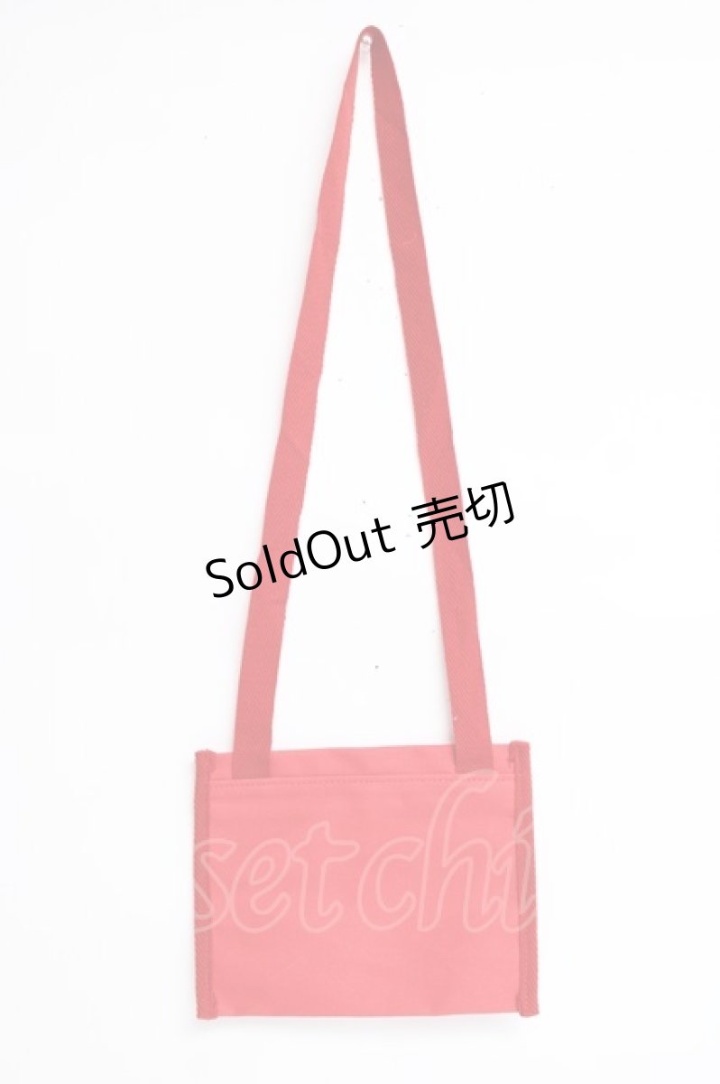 画像2: PINK HOUSE / BABY PINK HOUSEワッペンショルダーポーチ  赤 Y-26-06-27-051-LO-BG-SZ-ZT649-F003 (2)